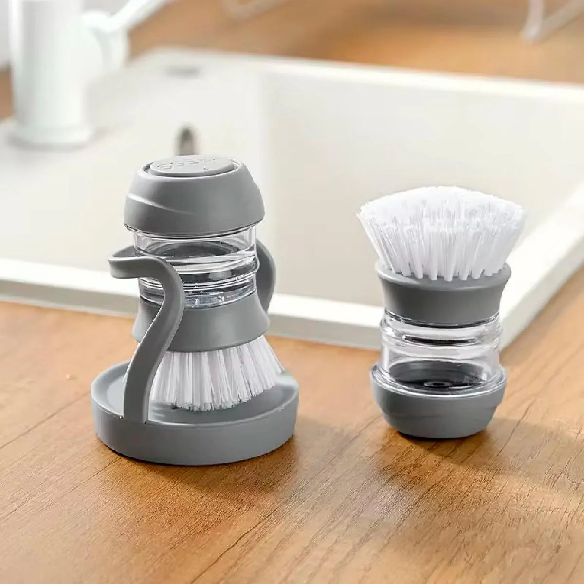 Cepillo dispensador 2 en 1