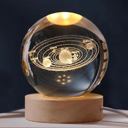 CrystalGlow™ | Esfera de Cristal LED Decorativa