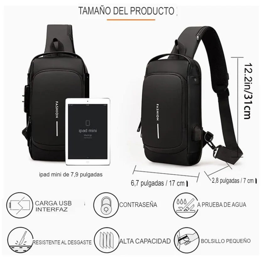 SafeMove™ | Bolso Manos Libres Antirrobo