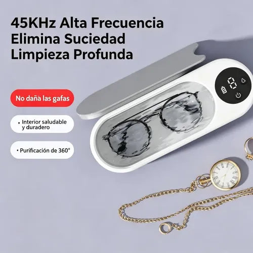 Limpiador Ultrasónico de Gafas y Joyas