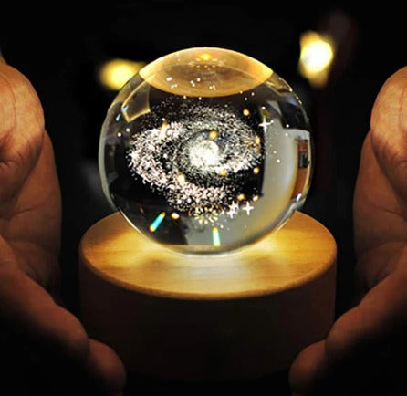 CrystalGlow™ | Esfera de Cristal LED Decorativa