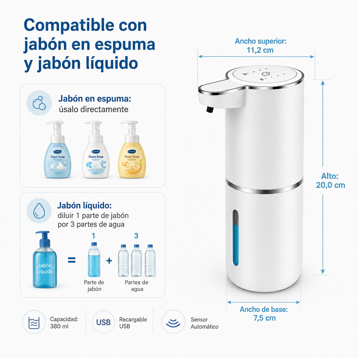 Dispensador De Jabon Liquido
