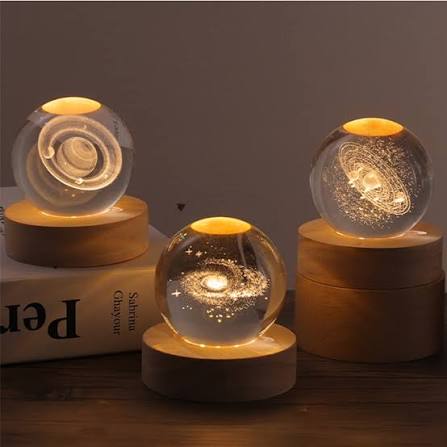 CrystalGlow™ | Esfera de Cristal LED Decorativa