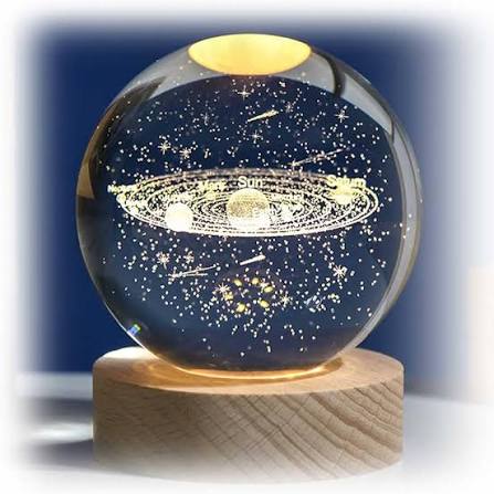 CrystalGlow™ | Esfera de Cristal LED Decorativa