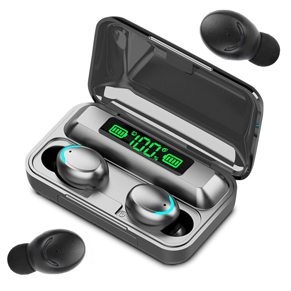 Audífono Inalámbricos F9 Con Power Bank