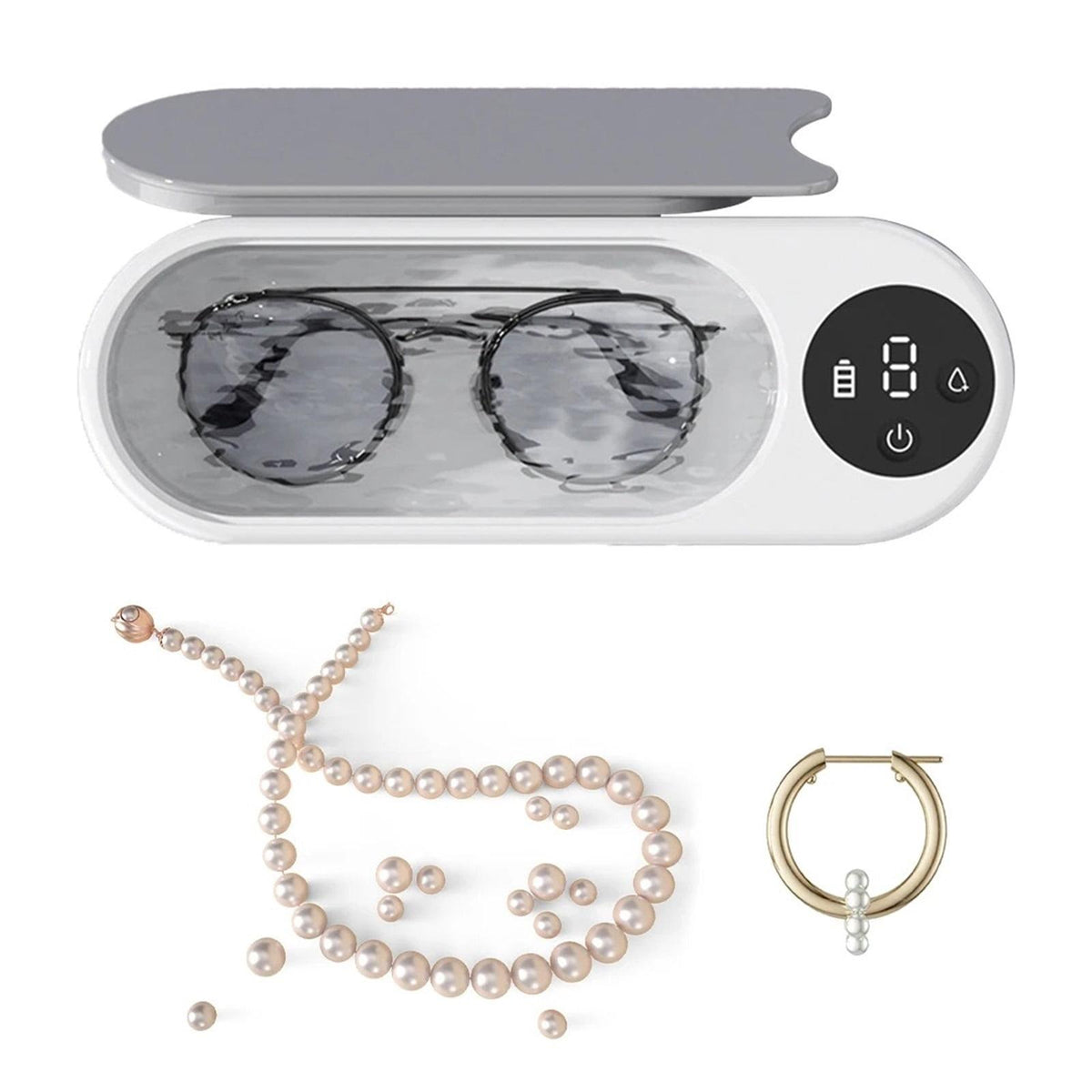 Limpiador Ultrasónico de Gafas y Joyas
